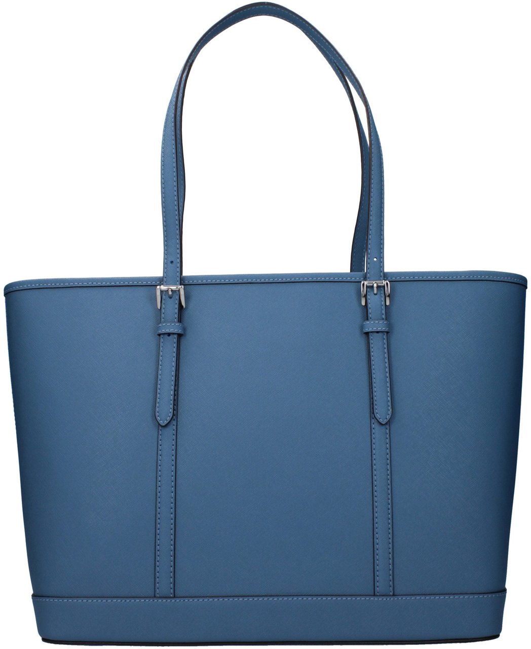 Michael Kors Blue Leather Shoulder Bag Blauw