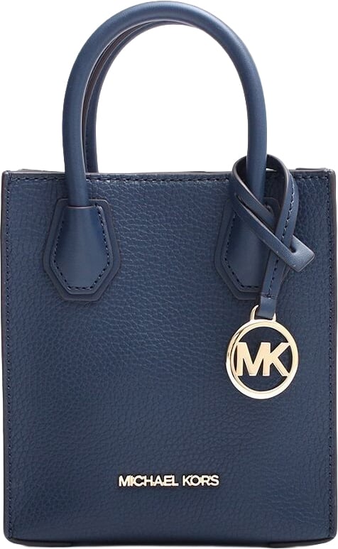 Michael Kors Blue Fur Handbag Blauw