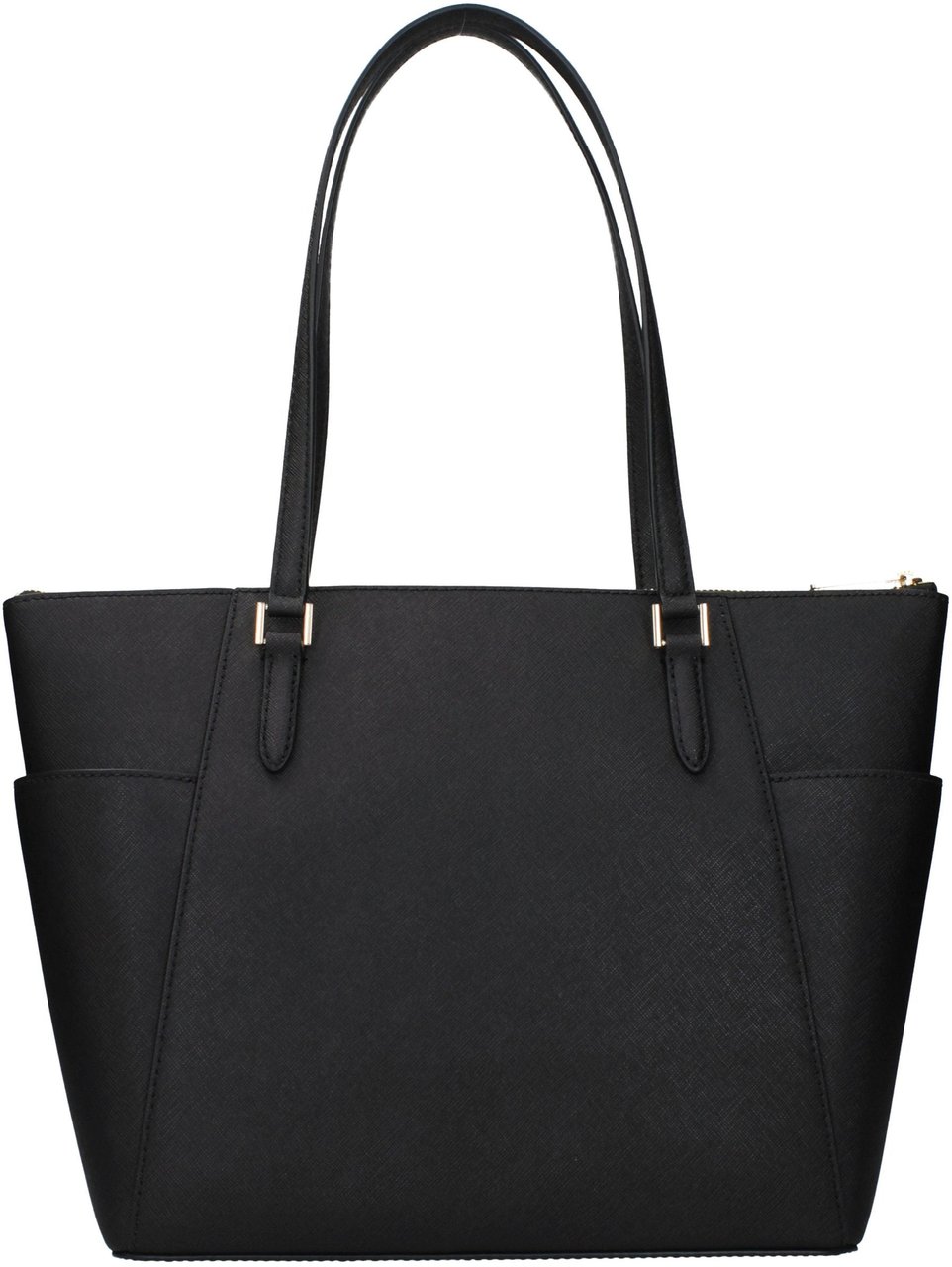 Michael Kors Black Leather Shoulder Bag Zwart