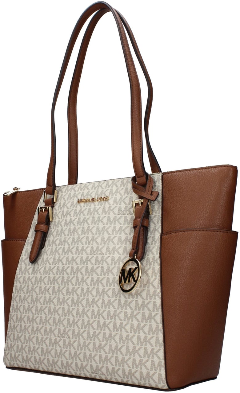 Michael Kors Beige Leather Shoulder Bag Beige