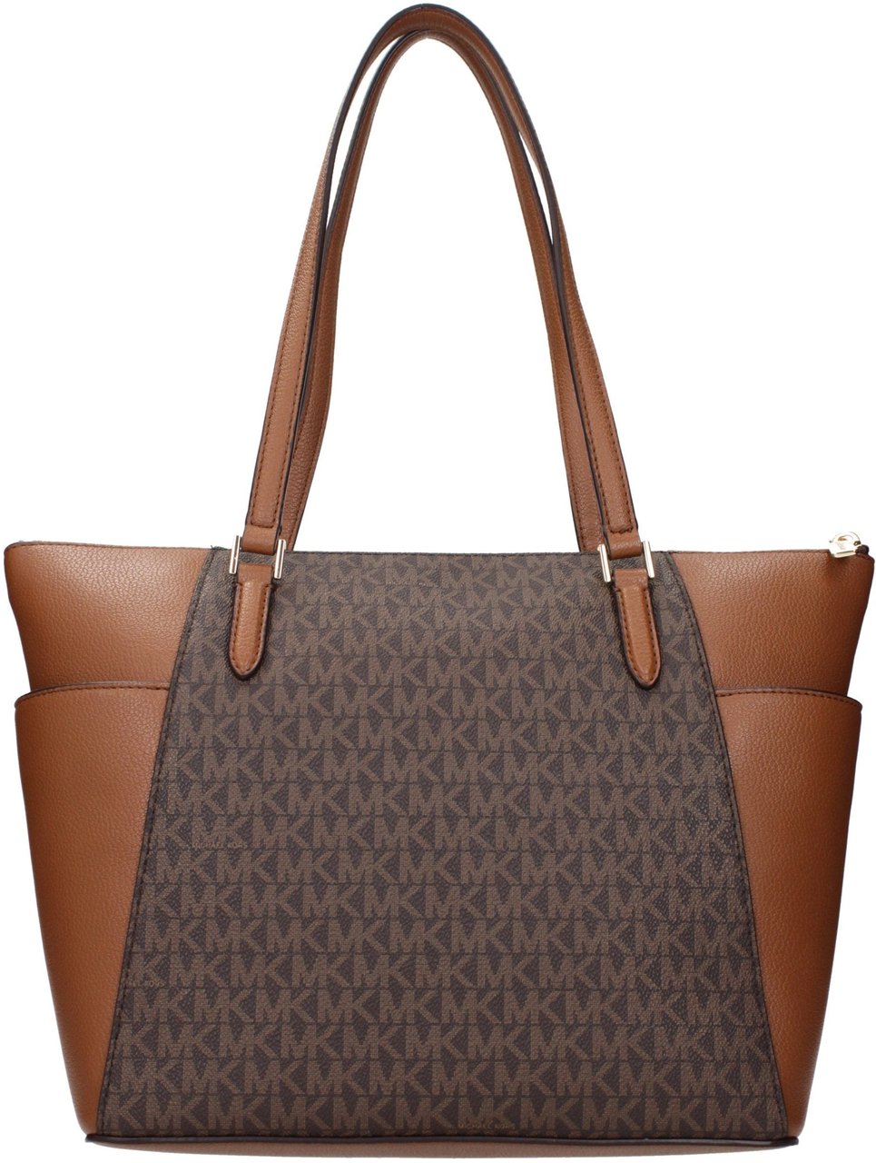 Michael Kors Brown Leather Shoulder Bag Bruin