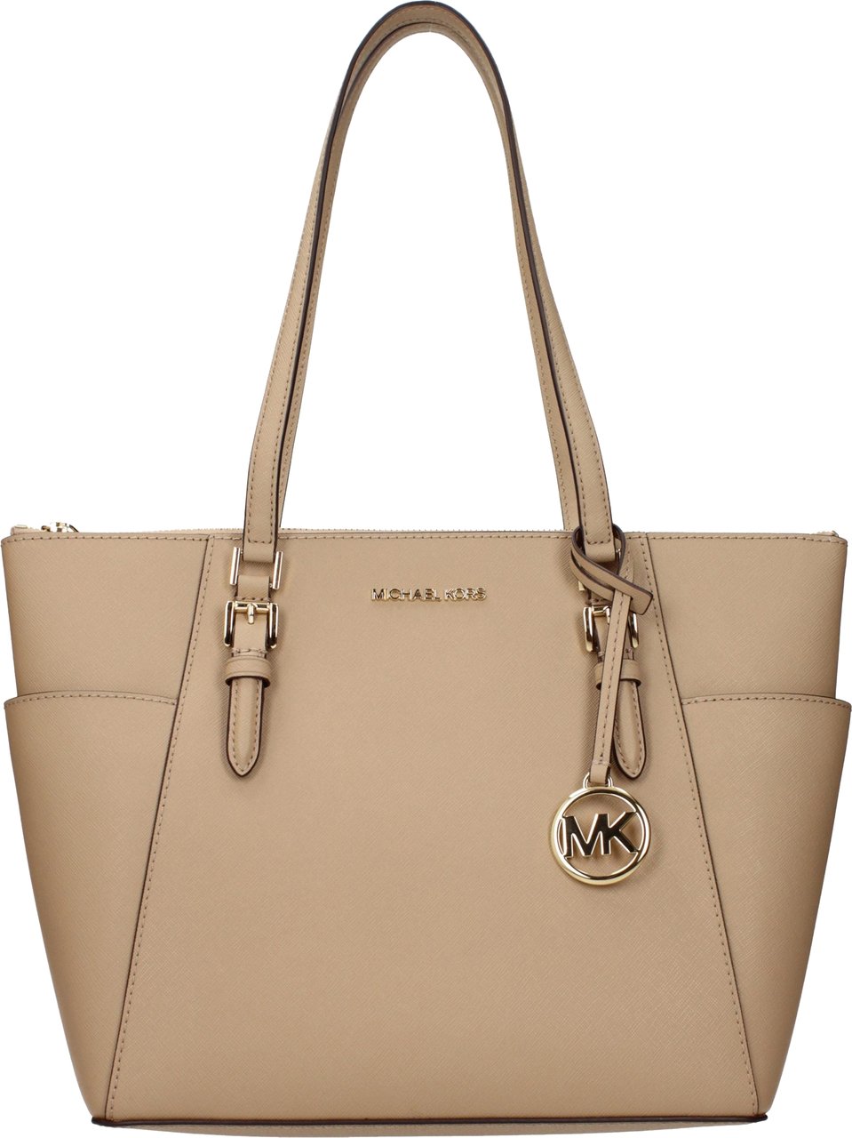 Michael Kors Beige Leather Shoulder Bag Beige