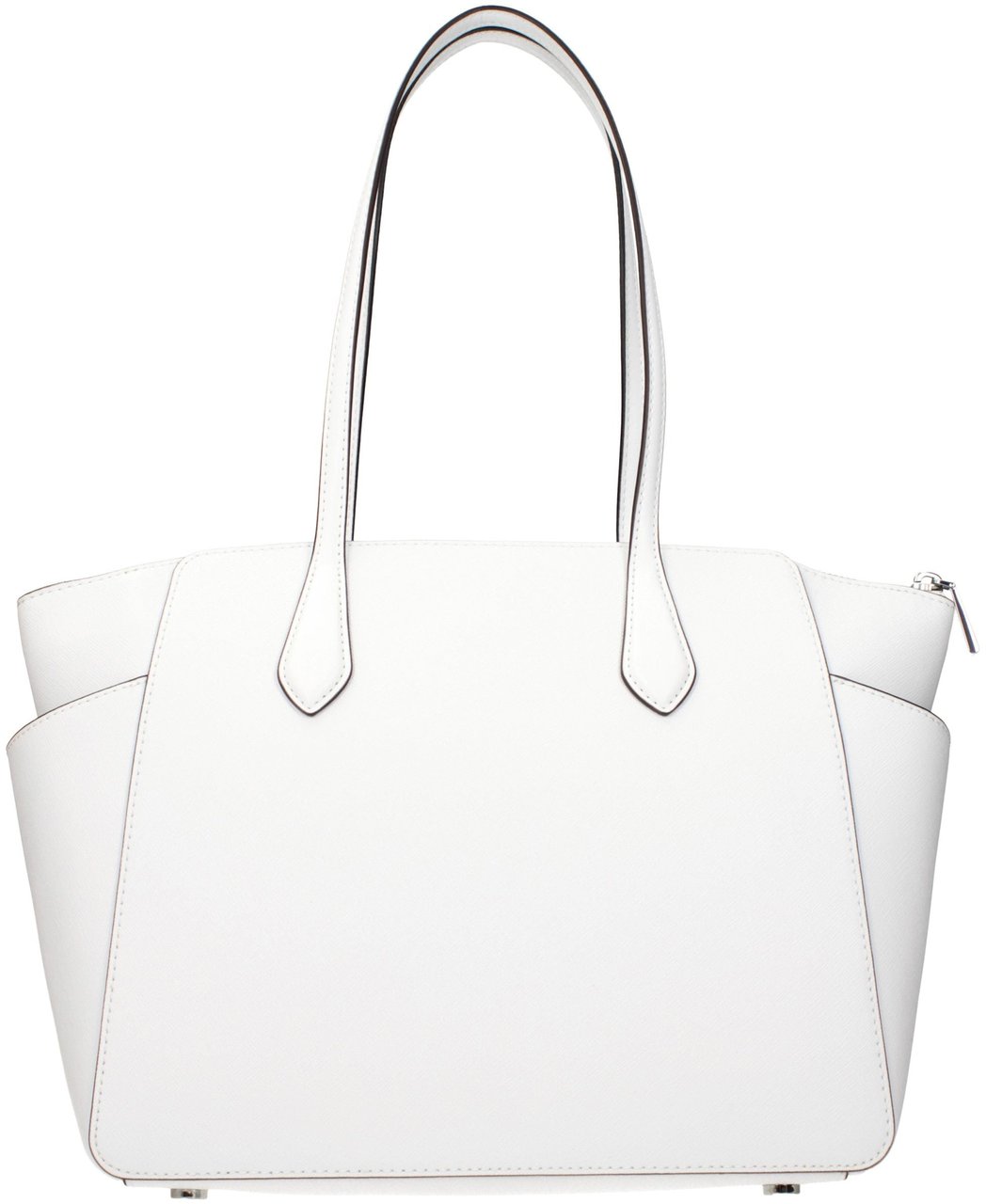 Michael Kors White Leather Shoulder Bag Wit