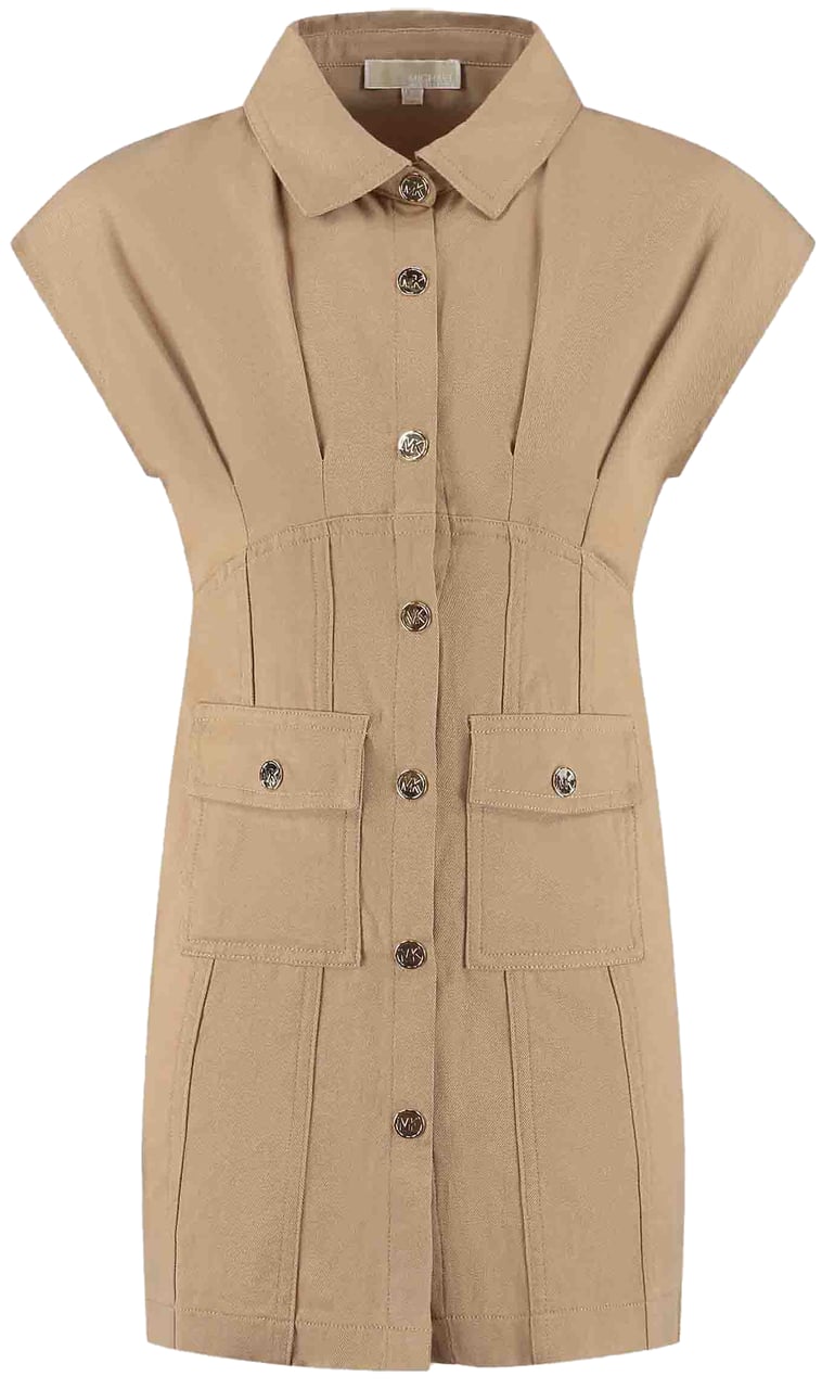 Michael Kors Jurk Cm Bruin