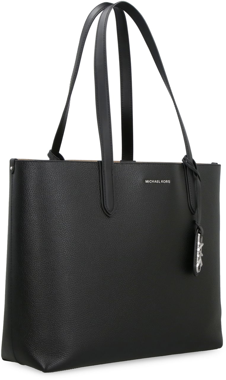 Michael Kors Eliza leather tote Zwart