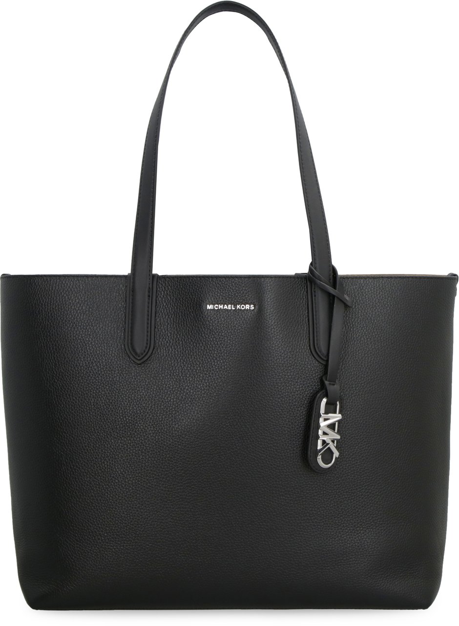 Michael Kors Eliza leather tote Zwart