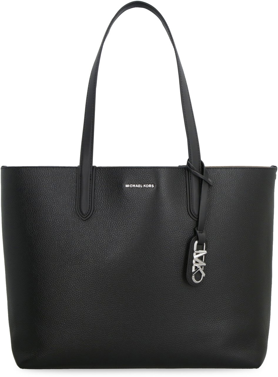 Michael Kors Eliza leather tote Zwart