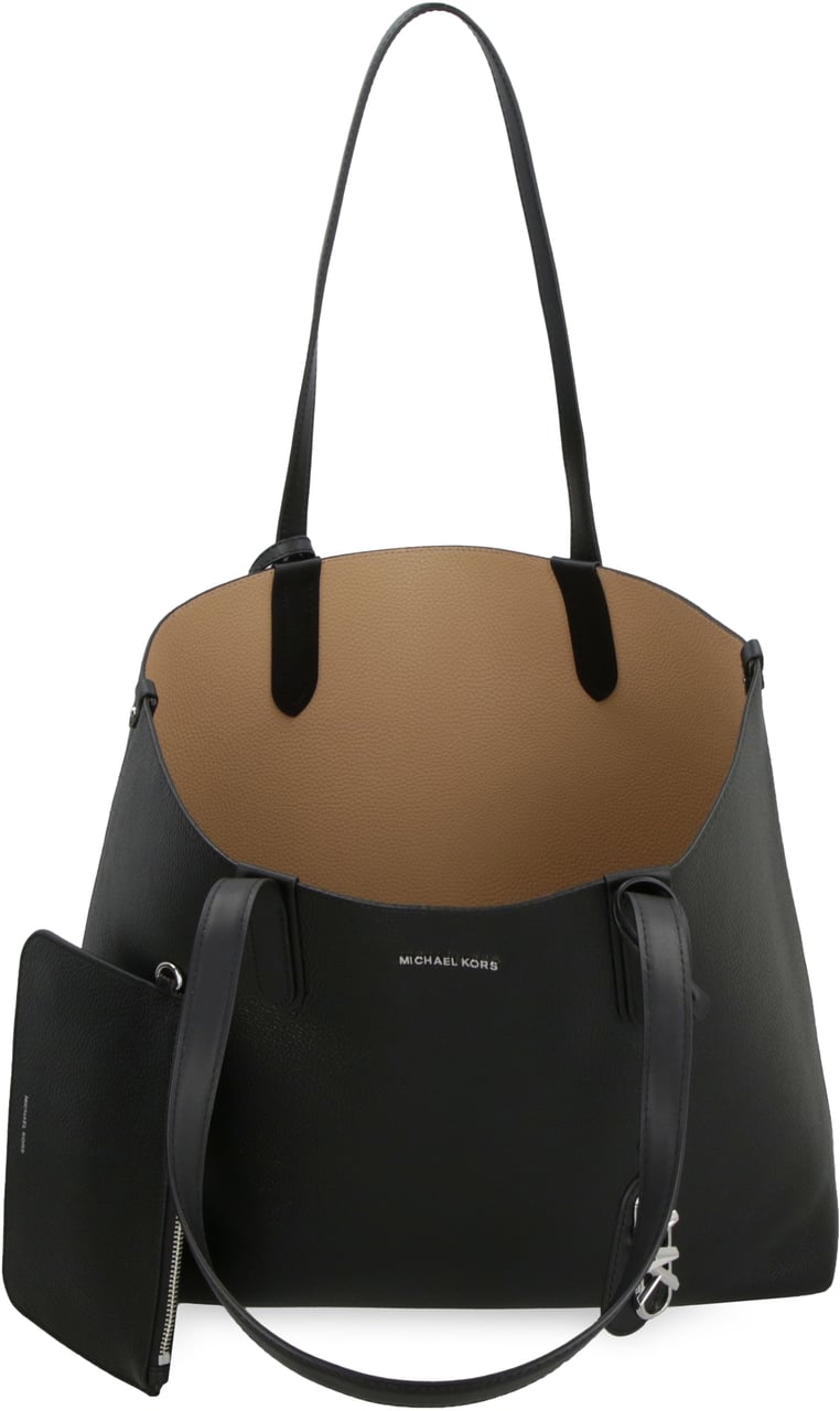 Michael Kors Eliza leather tote Zwart