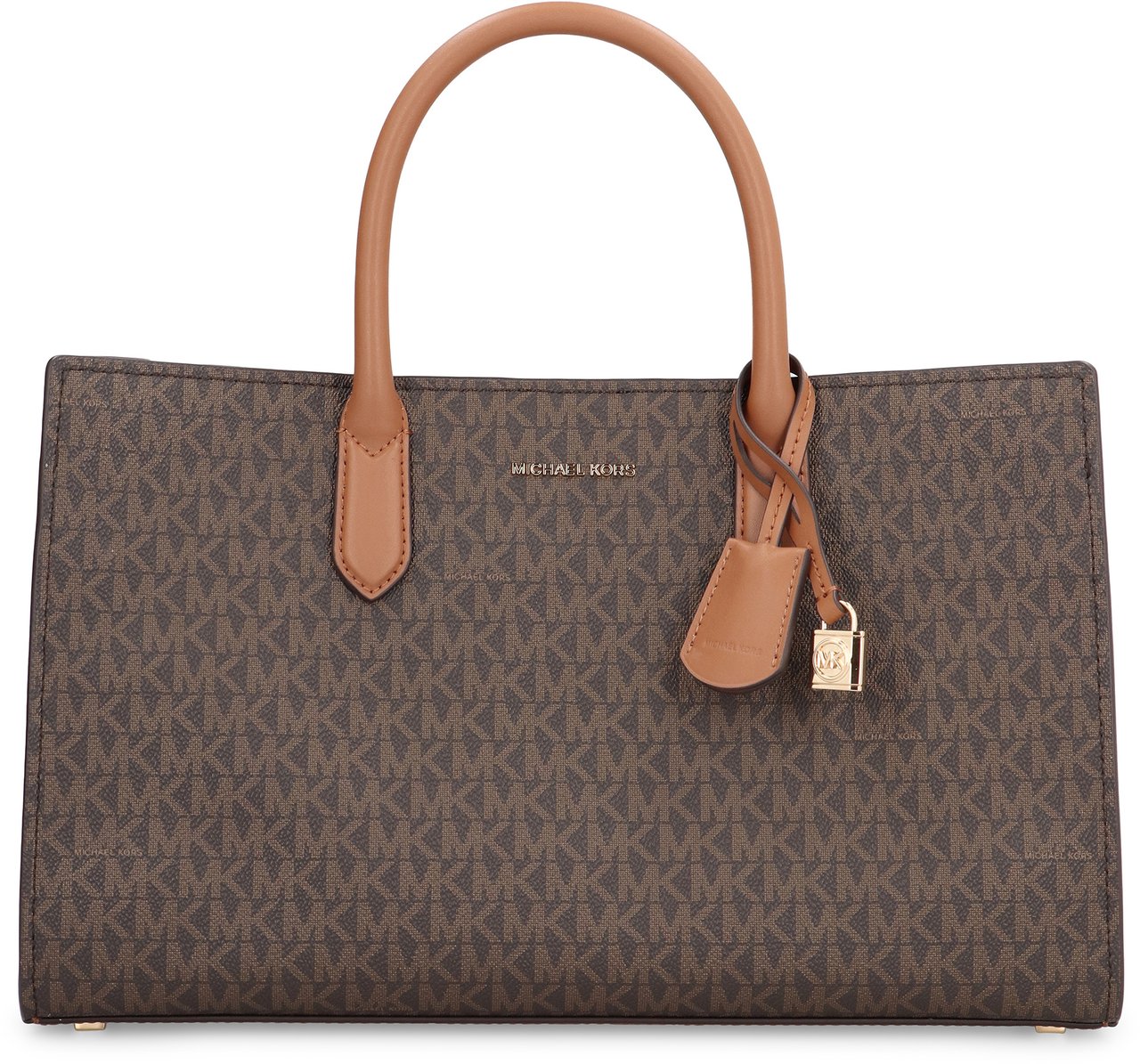 Michael Kors Scarlett printed canvas handbag Bruin