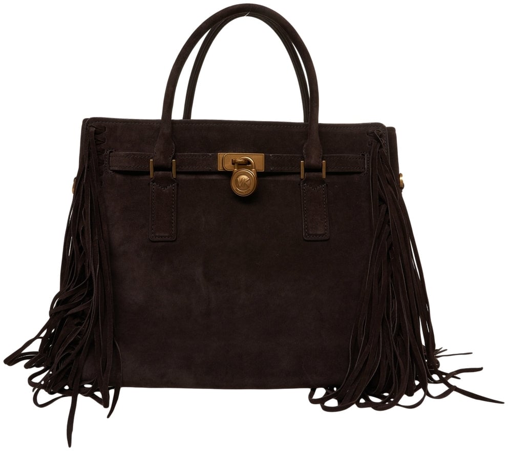 Michael Kors Suede shopper Bruin