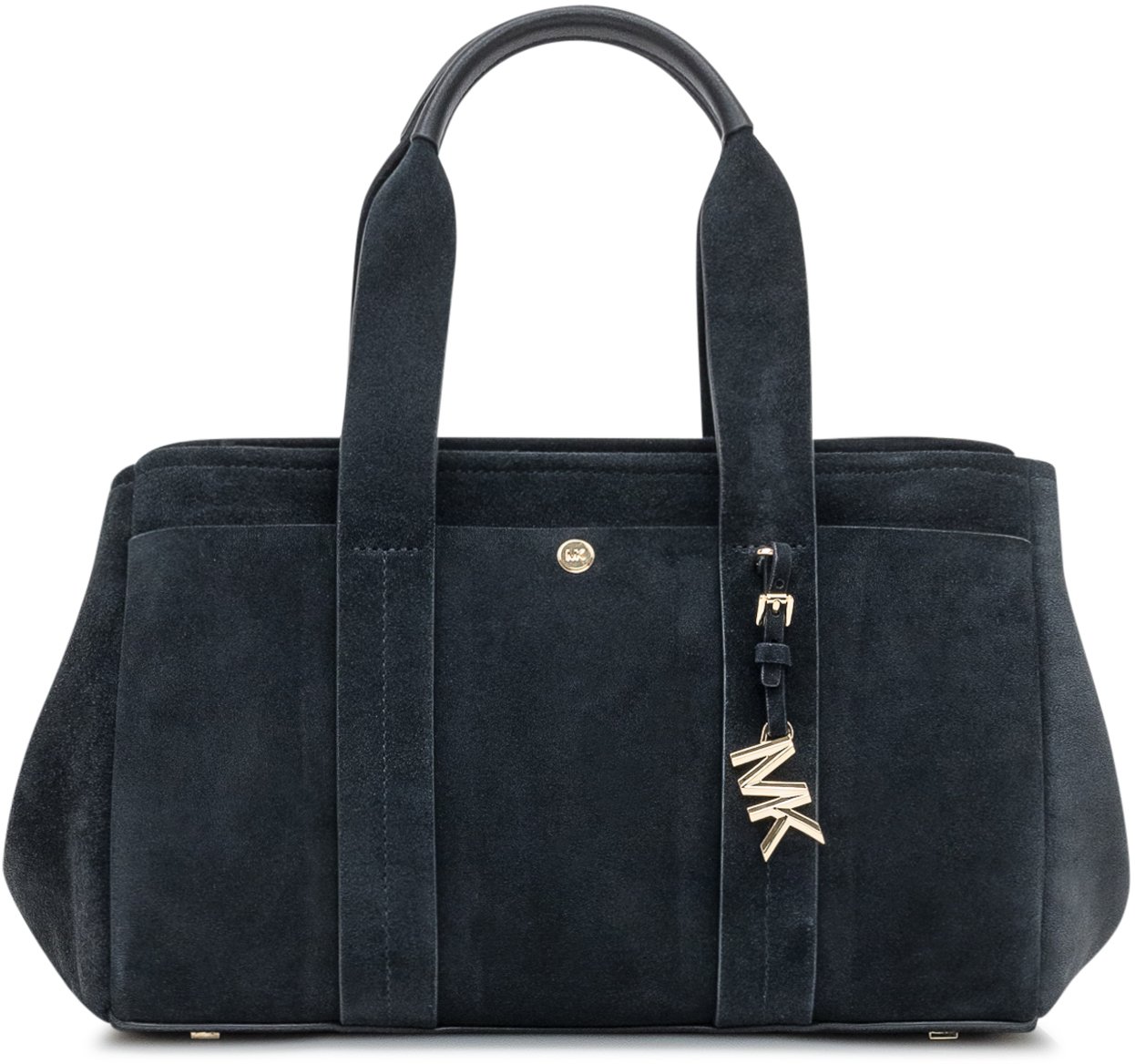 Michael Kors Michael Kors Borsa SM EW Satchel in Suede Zwart