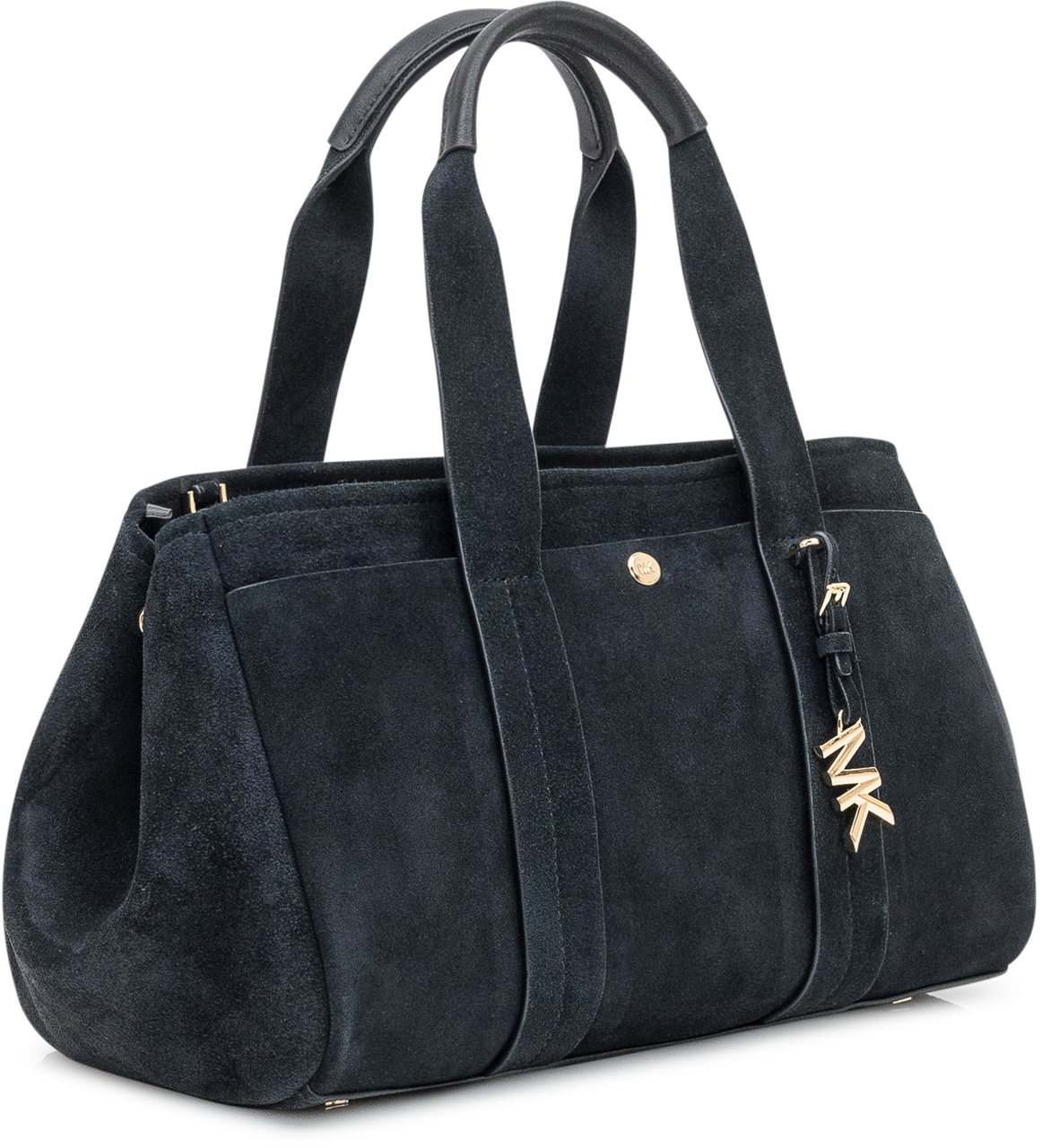Michael Kors Michael Kors Borsa SM EW Satchel in Suede Zwart