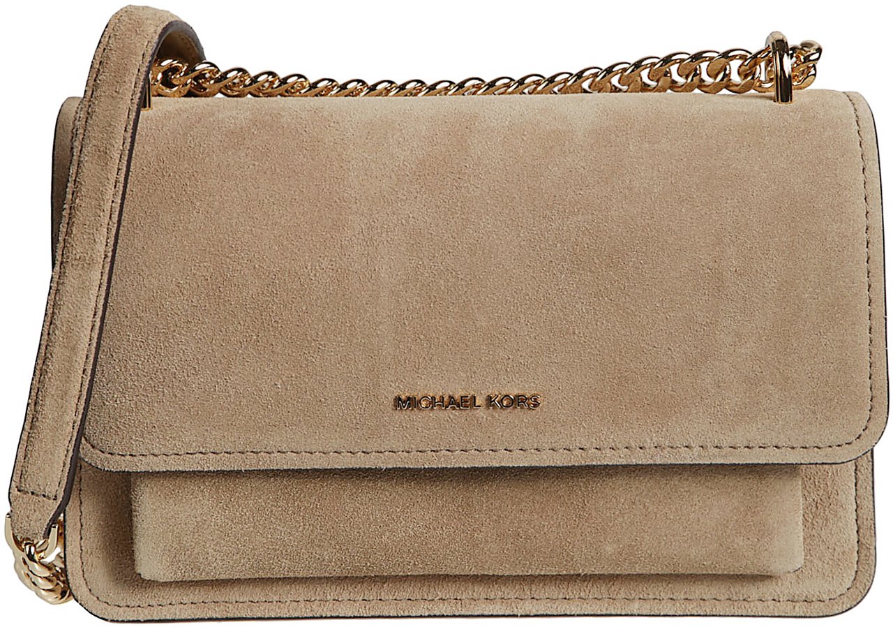 Michael Kors Large Claire Shoulder Bag Green Groen