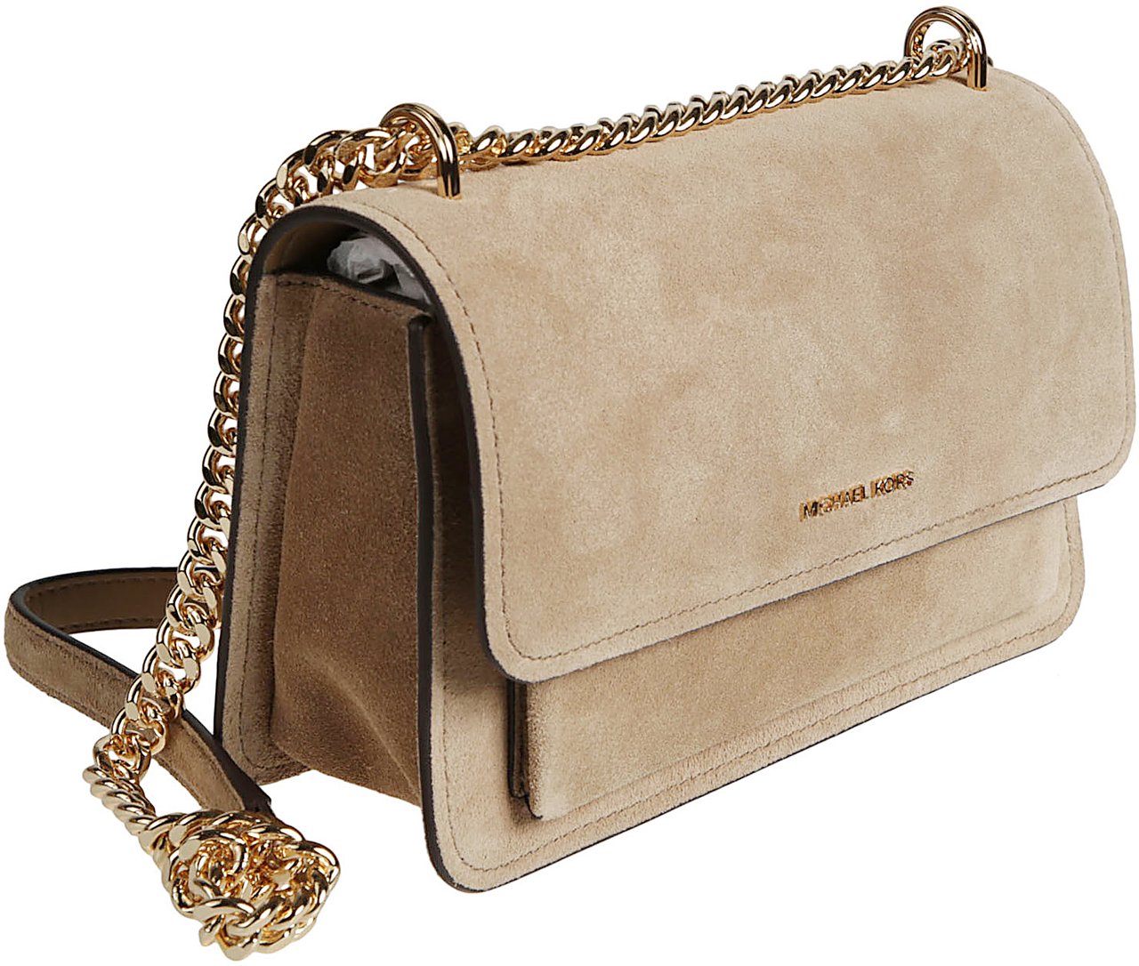 Michael Kors Large Claire Shoulder Bag Green Groen