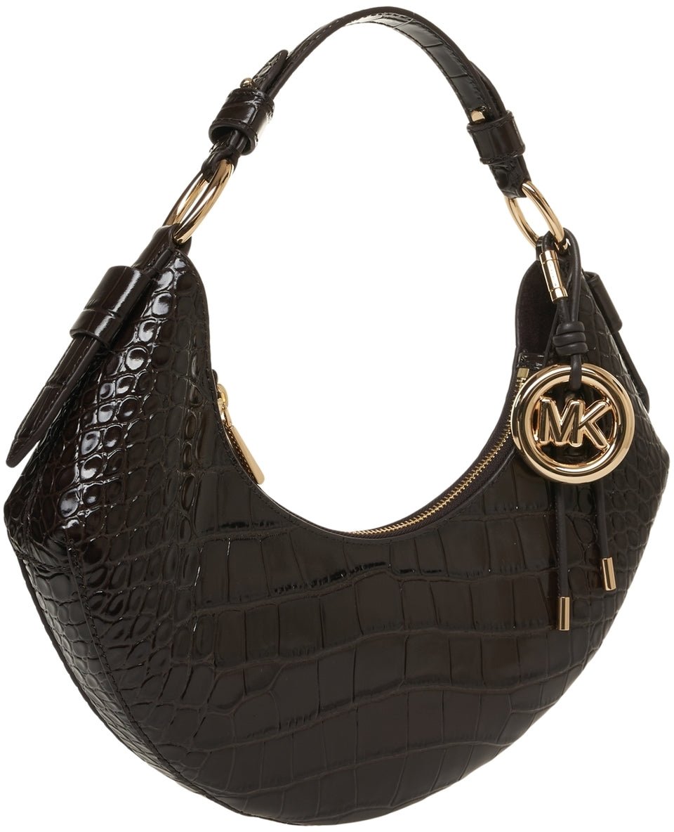 Michael Kors Handbag in croco effect Bruin
