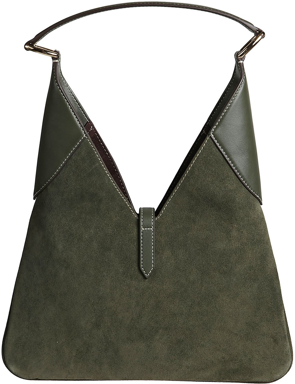 Michael Kors Medium Cornelia Buckle Hobo Shoulder Bag Green Groen