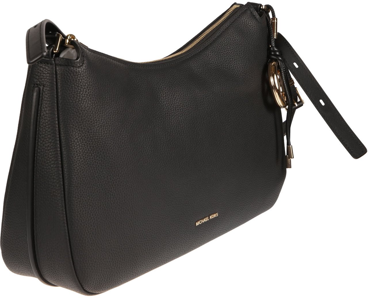 Michael Kors Medium Nalita Convertible Shoulder Bag Black Zwart