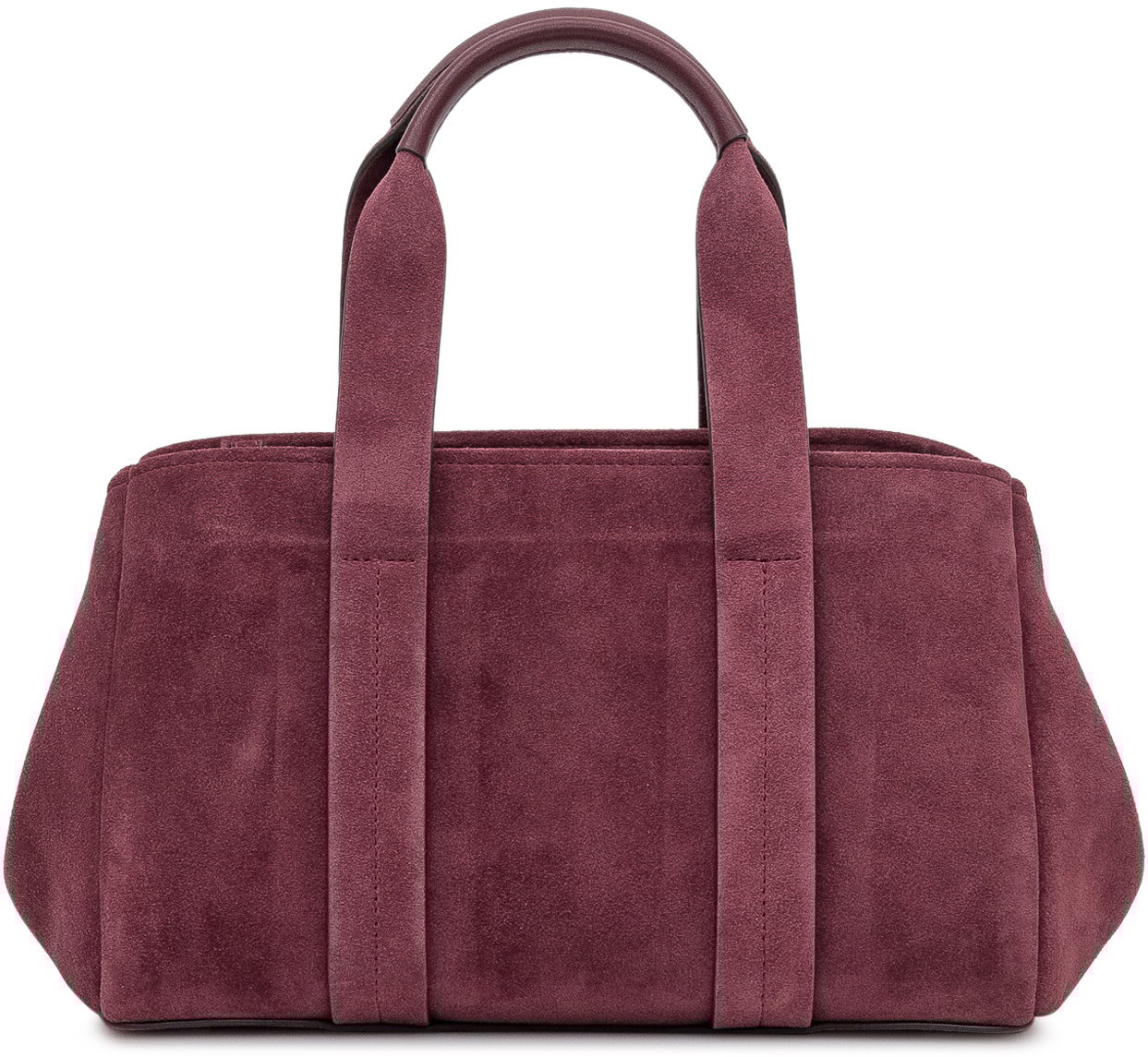 Michael Kors Michael Kors Borsa Satchel in Suede con Logo Charm Rood
