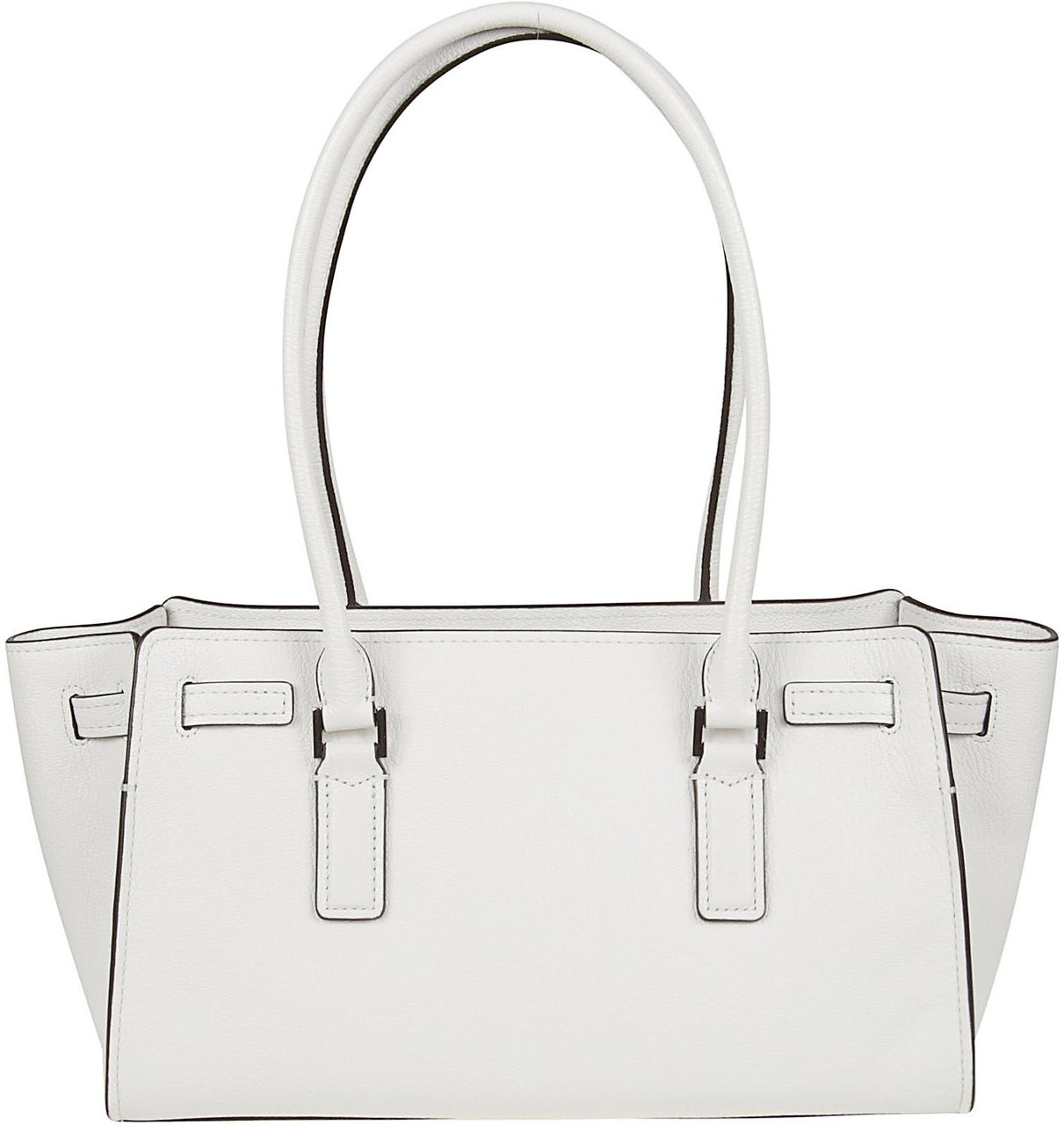 Michael Kors Small Hamilton Moderne Shoulder Bag White Wit