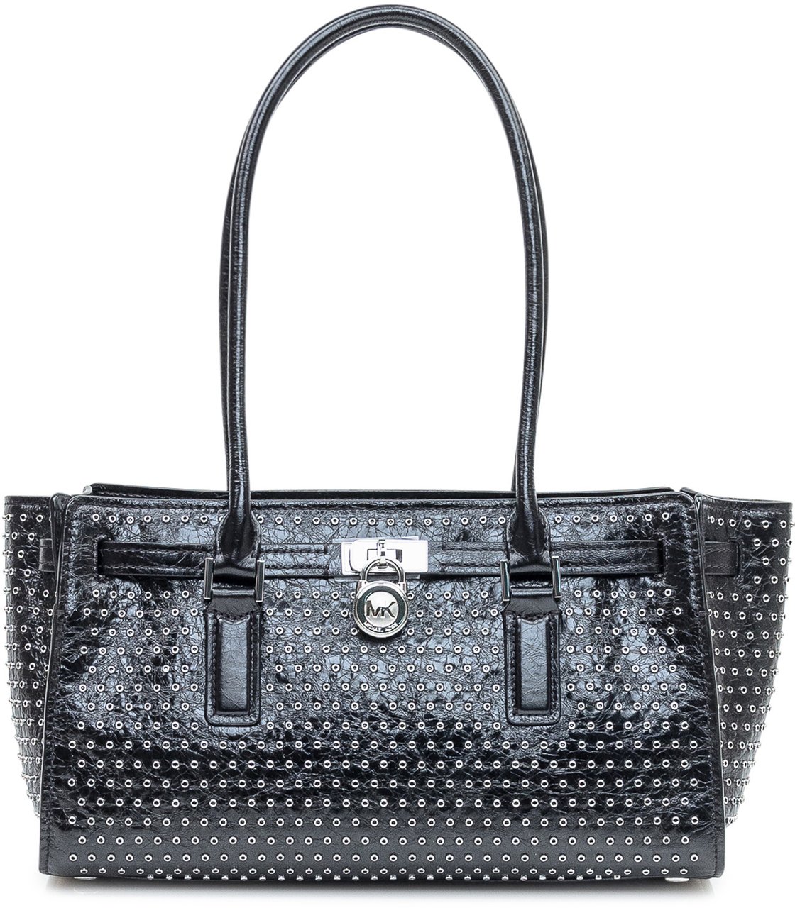 Michael Kors Borsa Michael Kors Shoulder Tote con Borchie Zwart