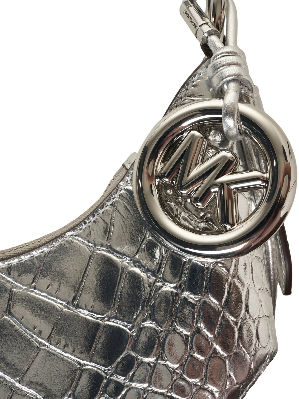 Michael Kors Handbag in croco effect Zilver