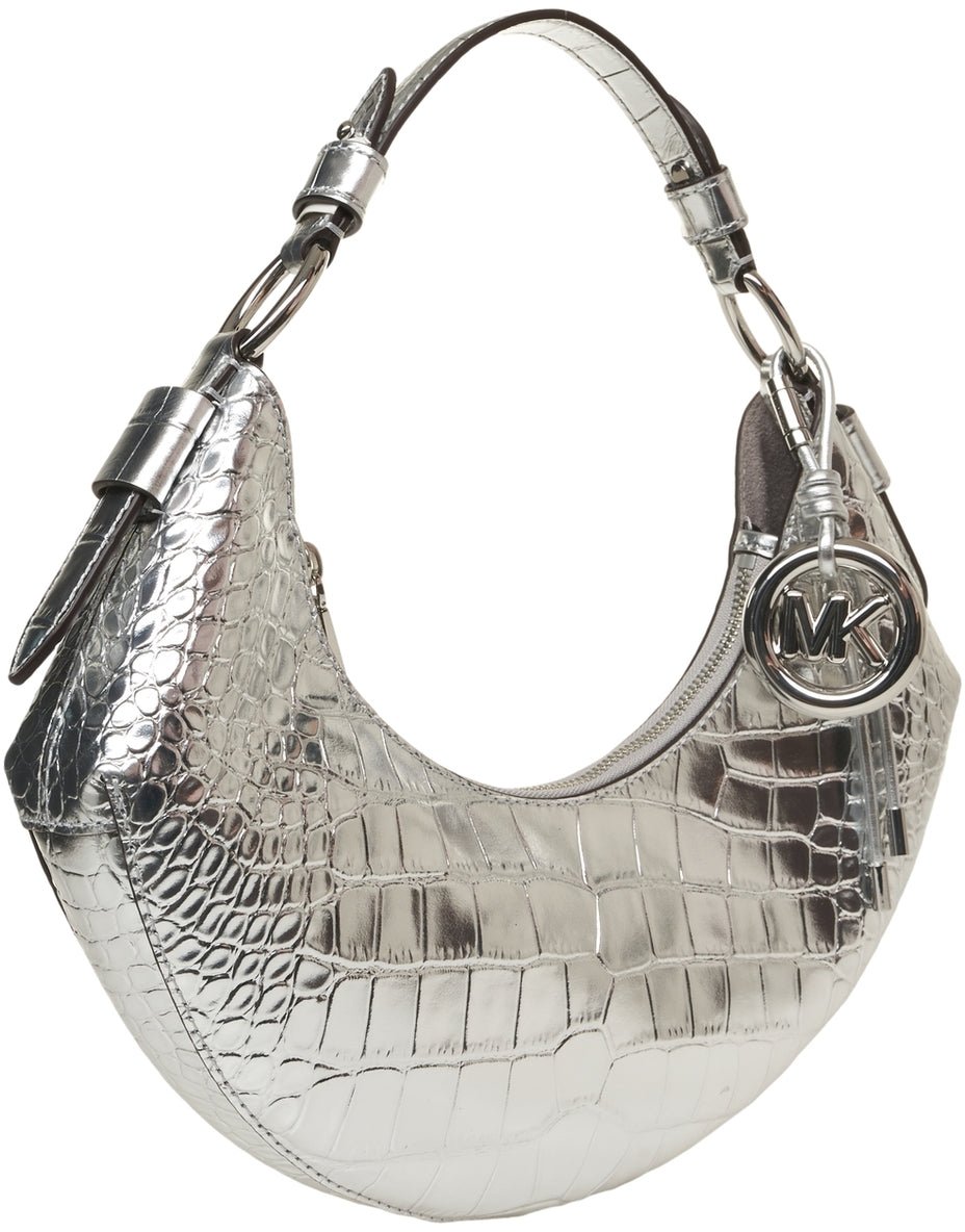 Michael Kors Handbag in croco effect Zilver