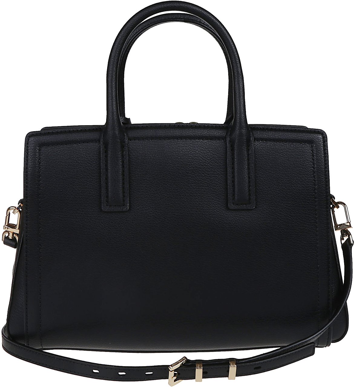 Michael Kors Medium Laila Satchel Bag Black Zwart
