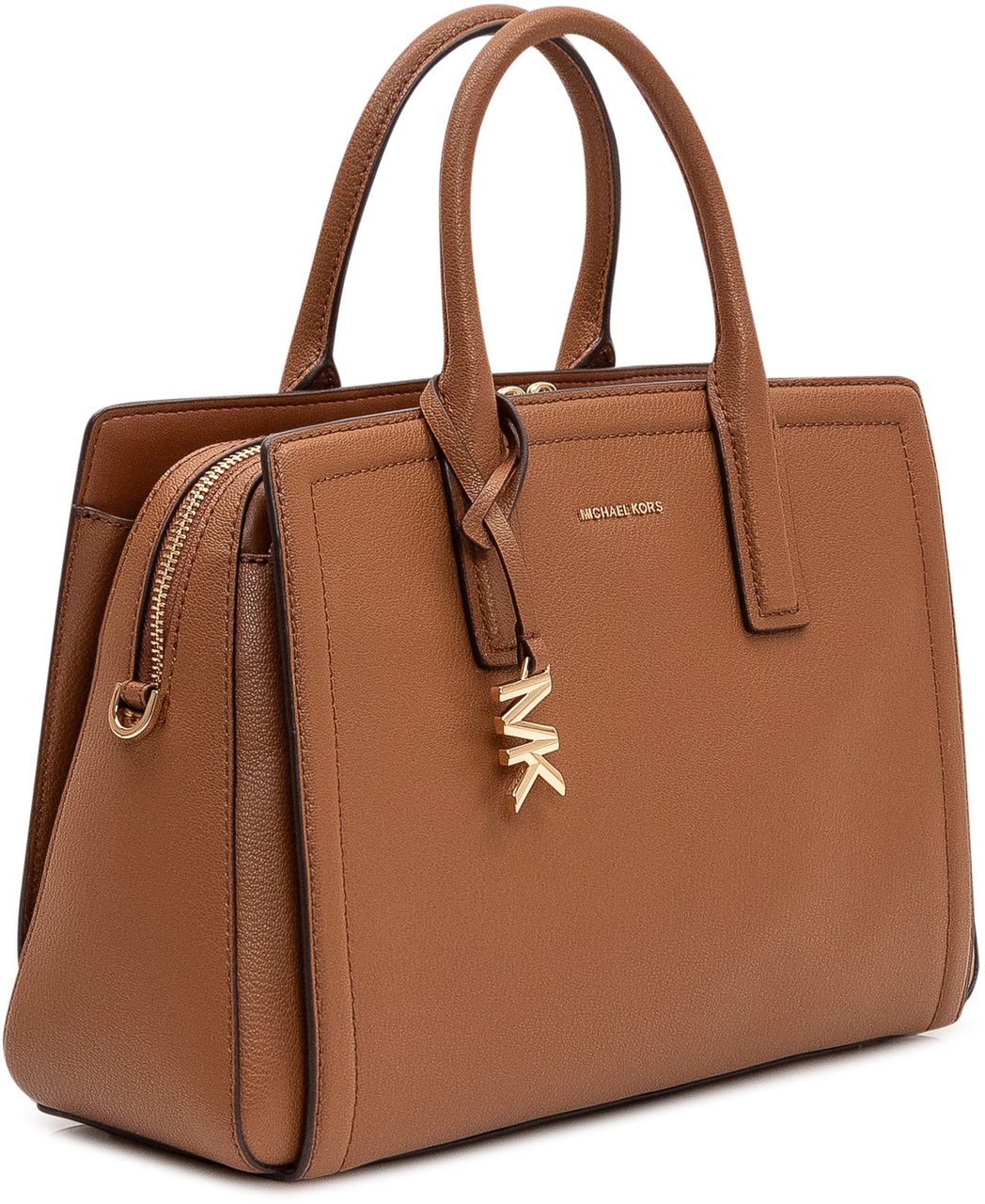 Michael Kors Md Satchel Beige