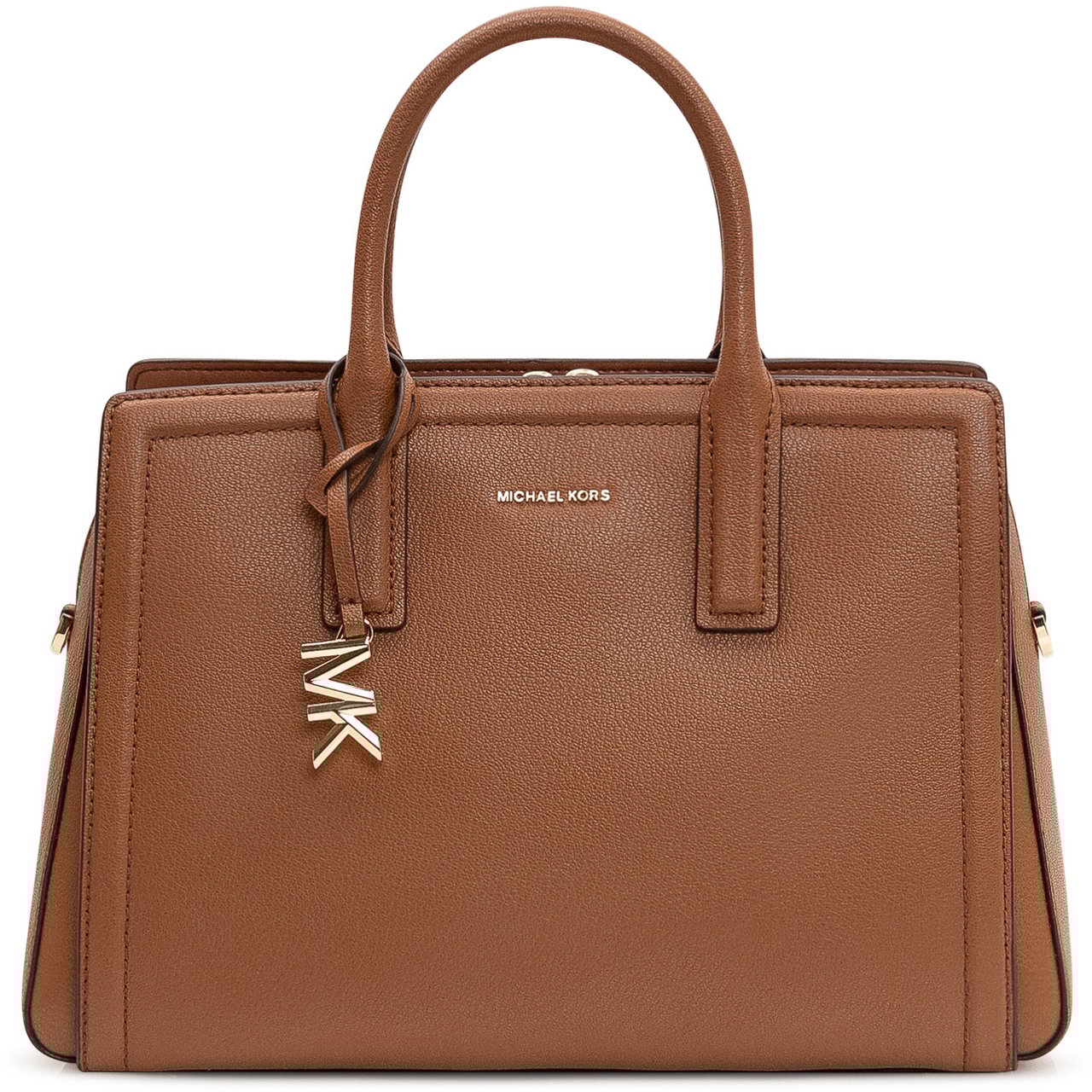 Michael Kors Md Satchel Beige