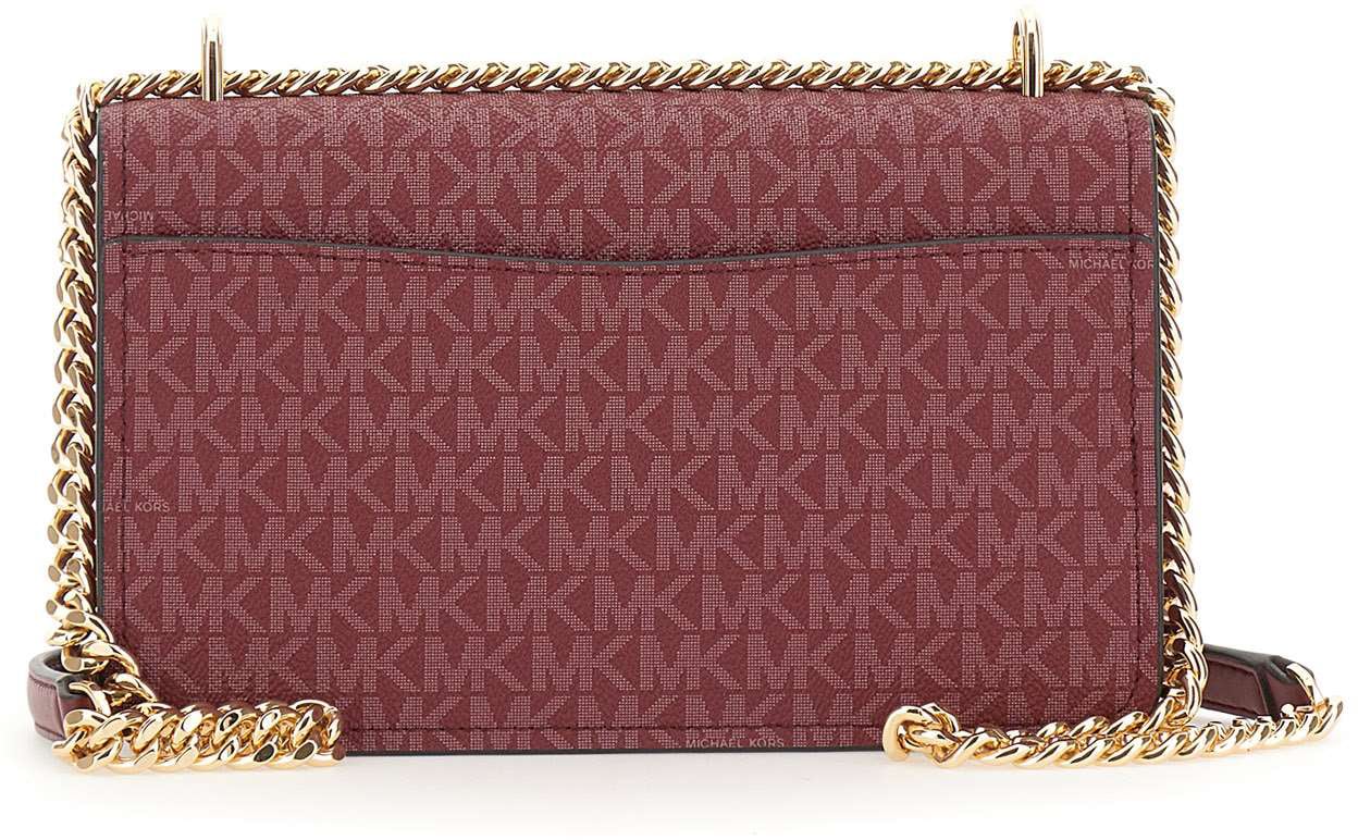 Michael Kors Claire Lg Shoulder Mulberry Beige