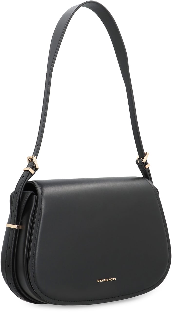 Michael Kors Lydia Leather crossbody bag Zwart