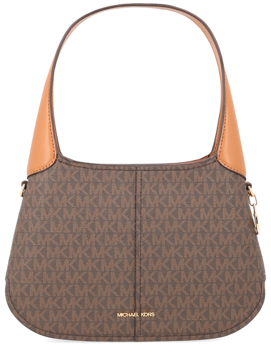 Michael Kors Small Alice PVC Monogram Shoulder Bag Roze