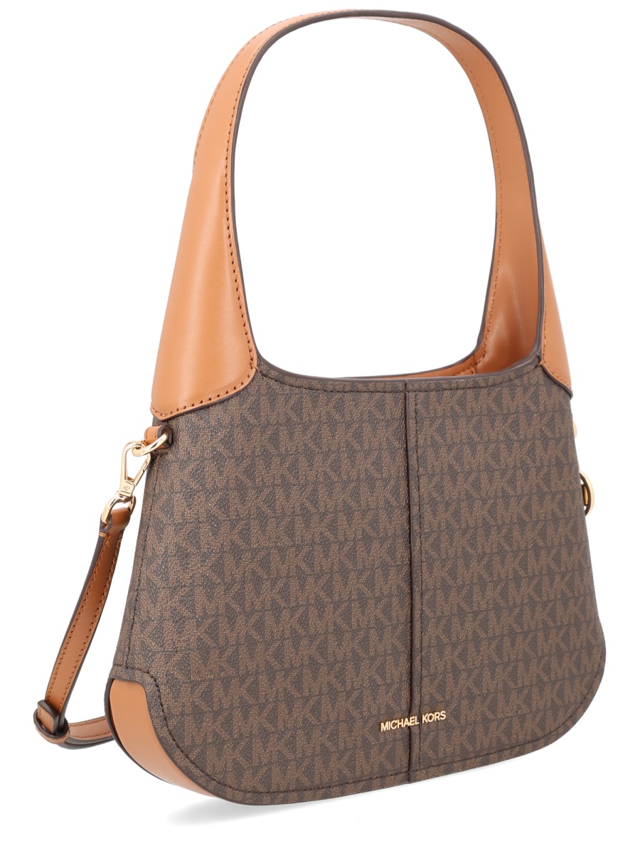 Michael Kors Small Alice PVC Monogram Shoulder Bag Roze