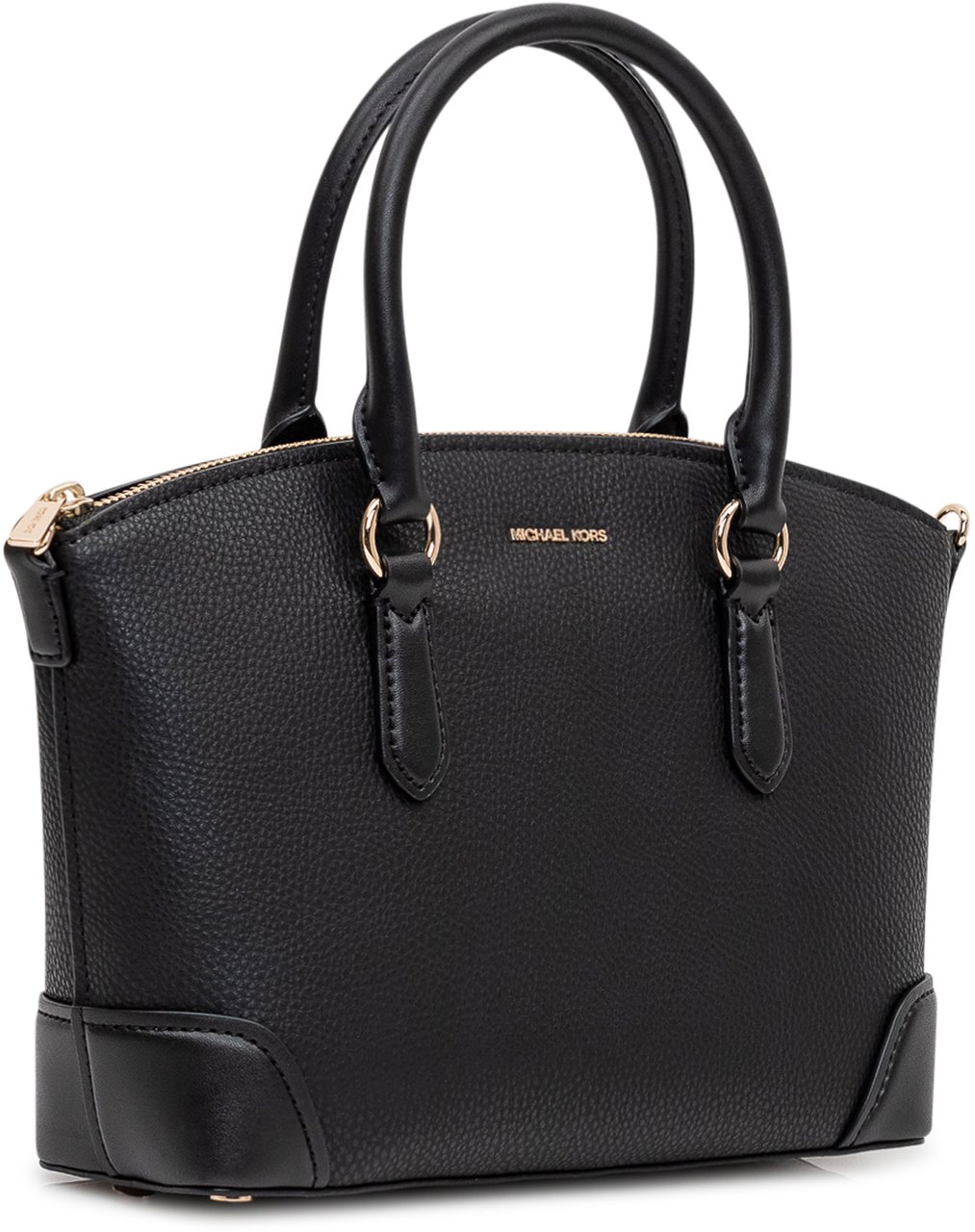 Michael Kors Md Ew Dome Satchel Zwart