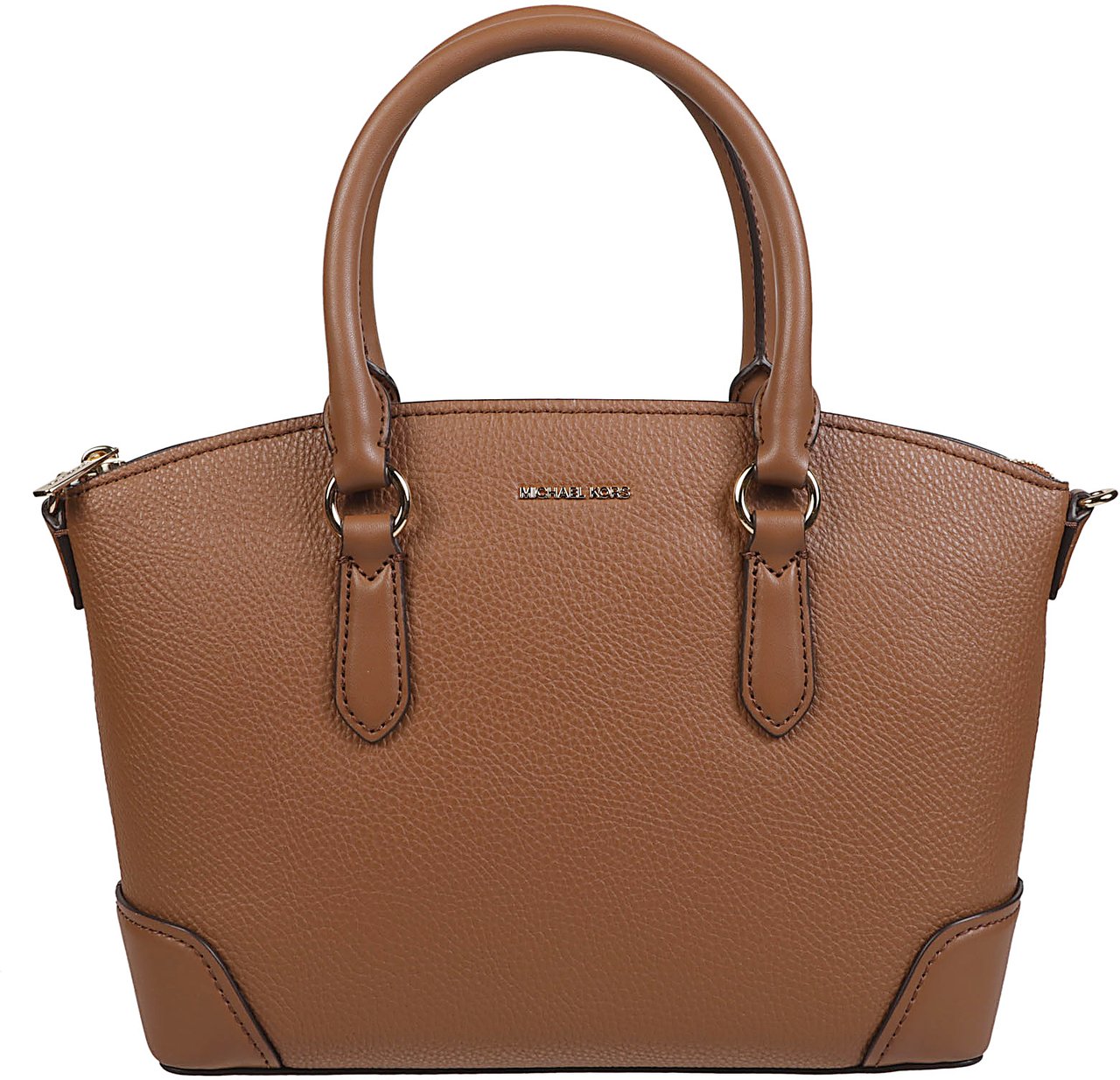 Michael Kors Medium Murphy Dome Satchel Bag Brown Bruin