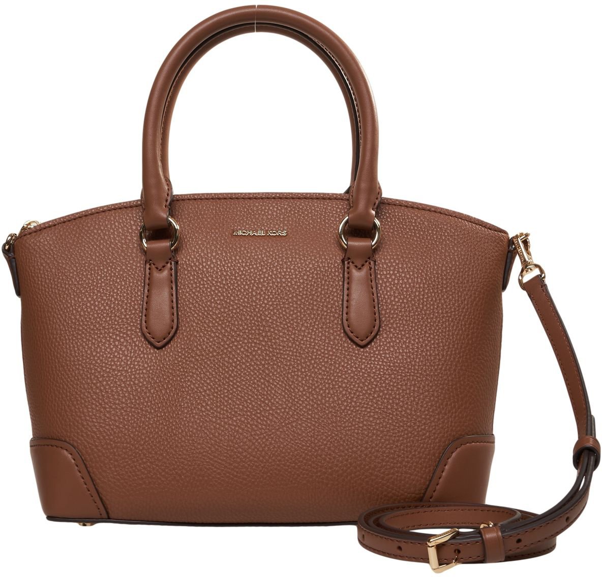 Michael Kors Grained leather handbag Bruin