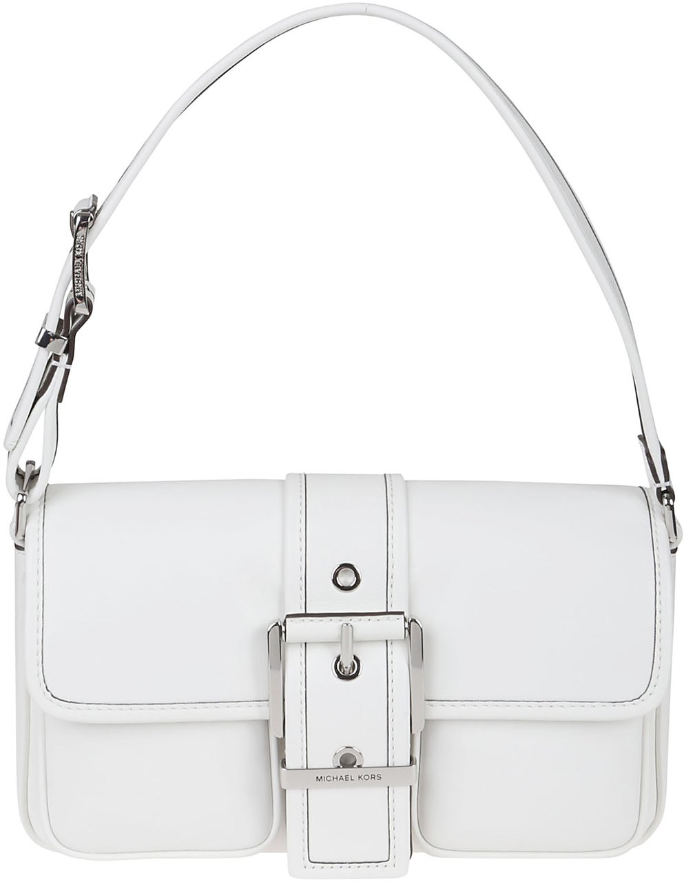 Michael Kors Medium Colby Shoulder Bag White Wit