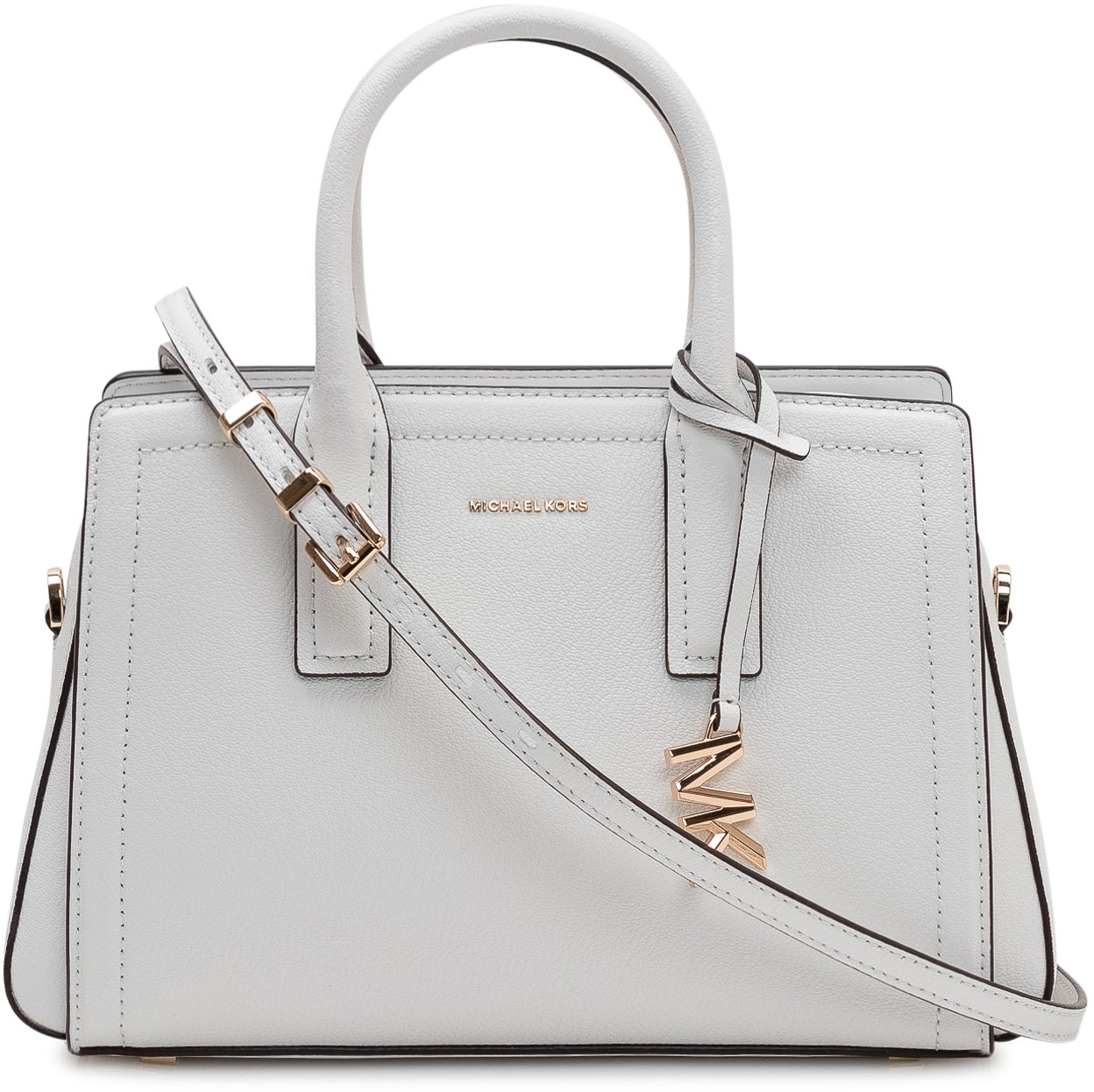 Michael Kors SM Satchel Wit