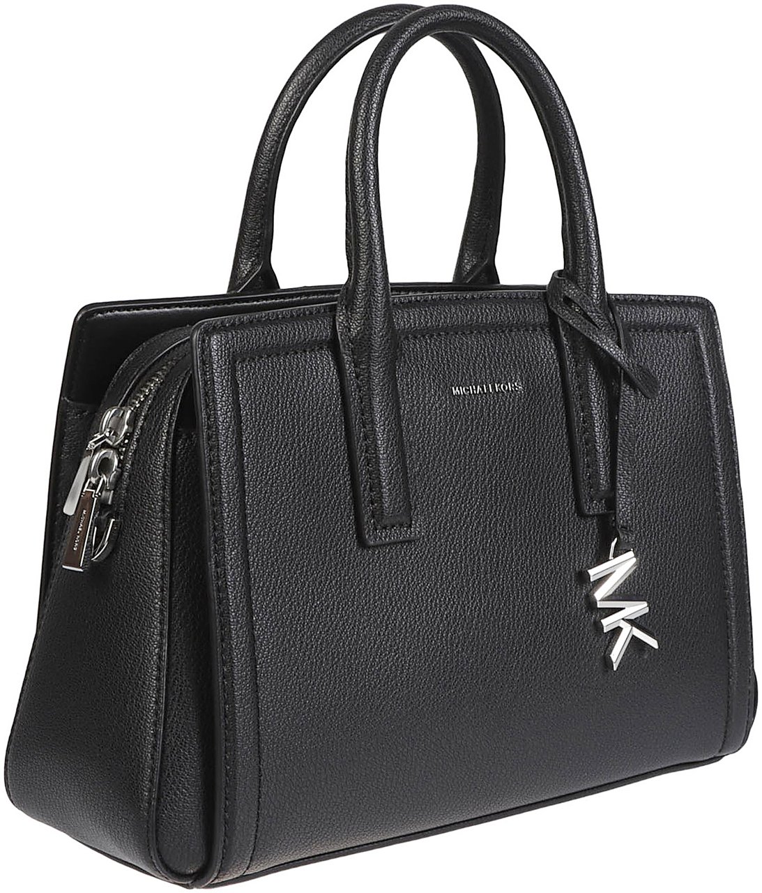 Michael Kors Small Laila Satchel Bag Black Zwart