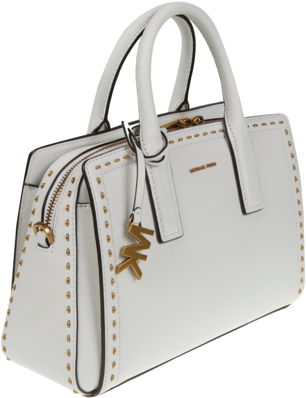 Michael Kors Small Laila Satchel Bag White Wit