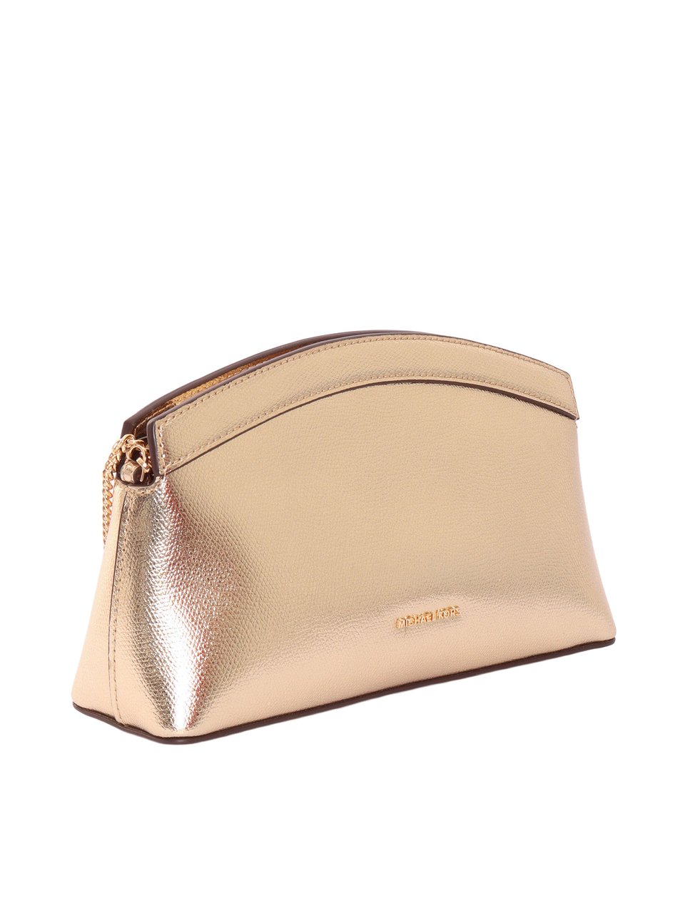 Michael Kors Dome Leather Adjustable Clutch Neutraal