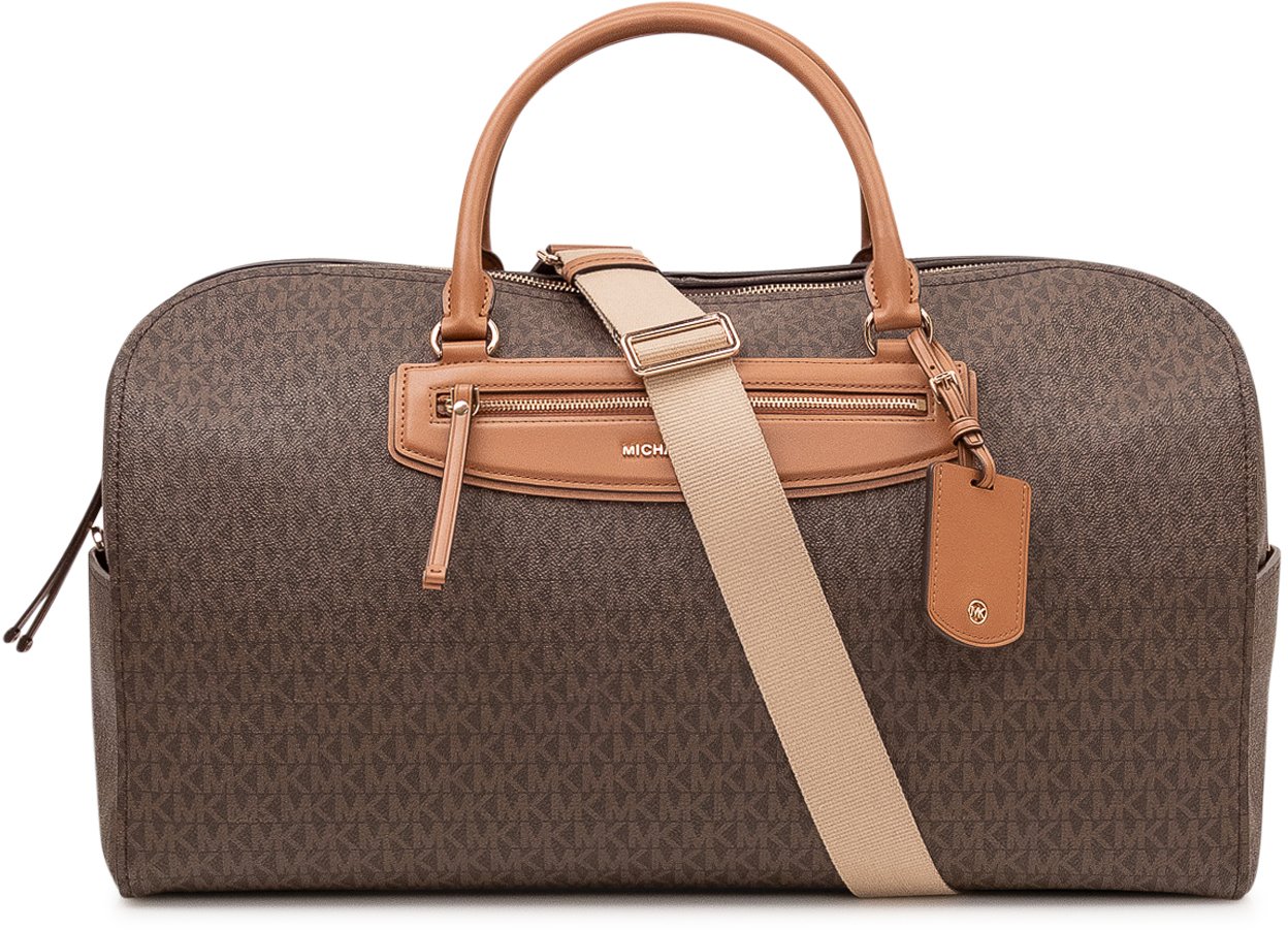 Michael Kors Borsa da Viaggio con Manici e Zip Bruin