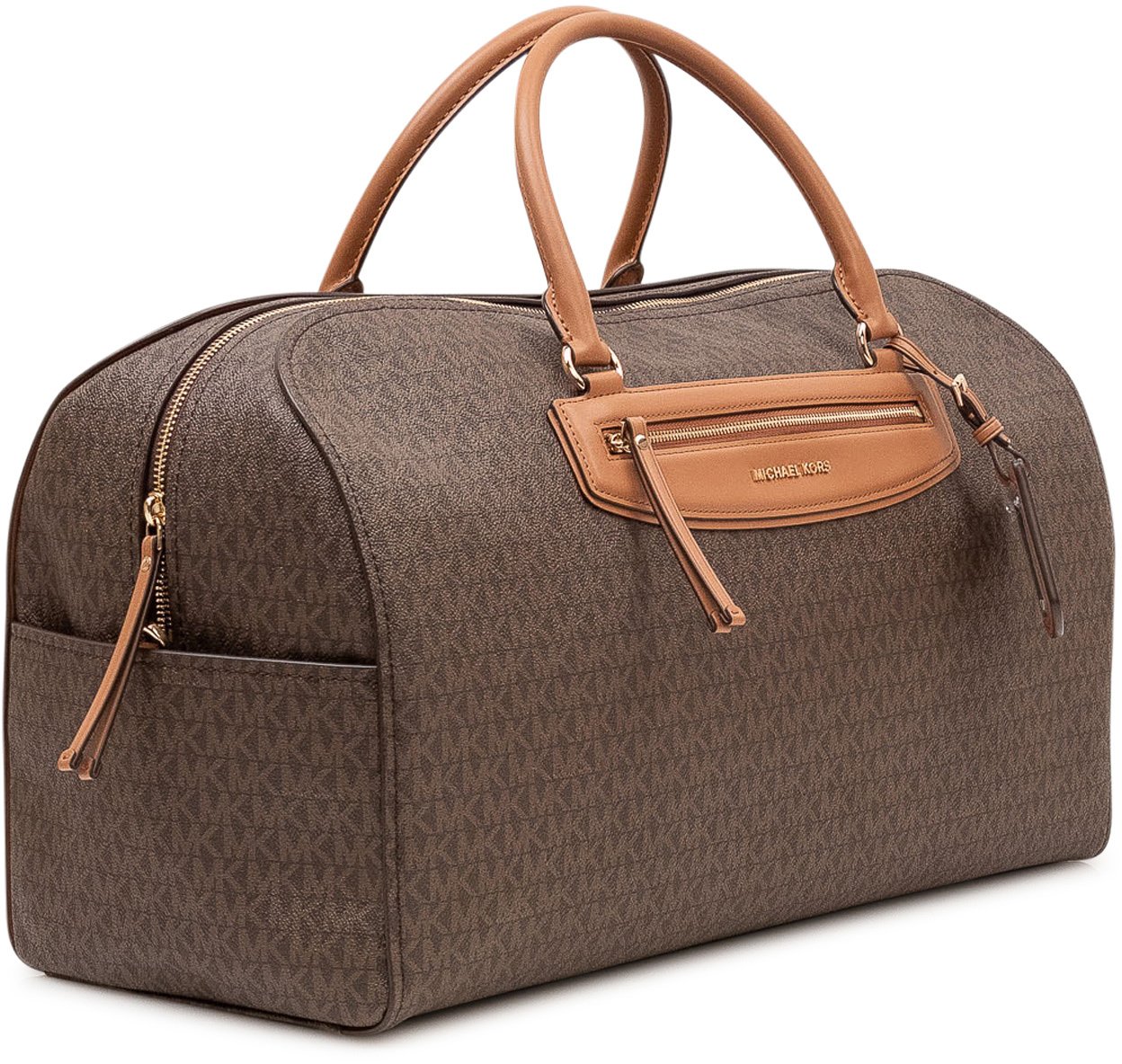 Michael Kors Borsa da Viaggio con Manici e Zip Bruin