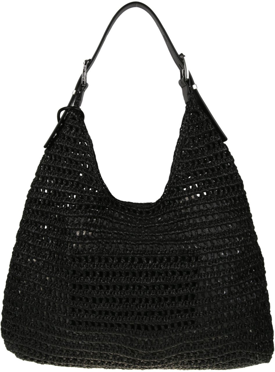 Michael Kors Large Hobo Shoulder Bag Black Zwart