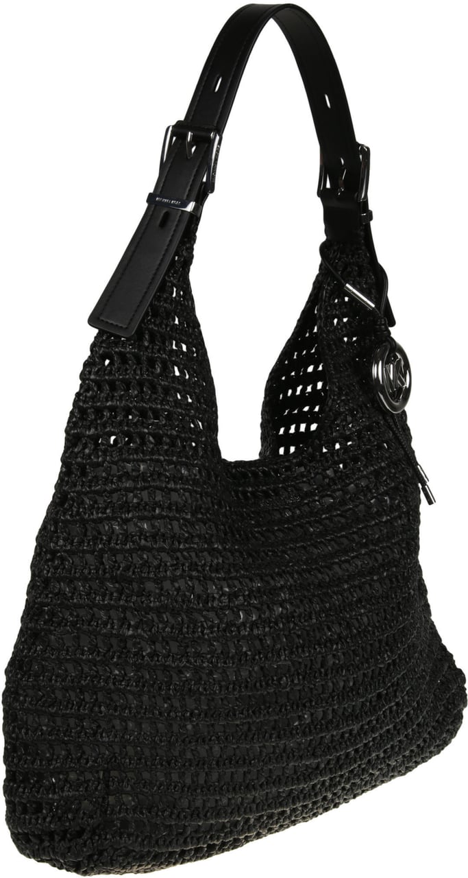 Michael Kors Large Hobo Shoulder Bag Black Zwart