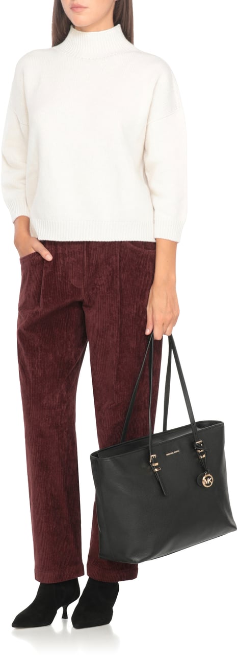 Michael Kors Quinn Lg Ew Tz Tote Black Zwart