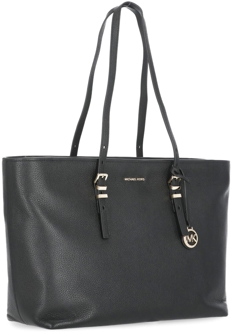 Michael Kors Quinn Lg Ew Tz Tote Black Zwart