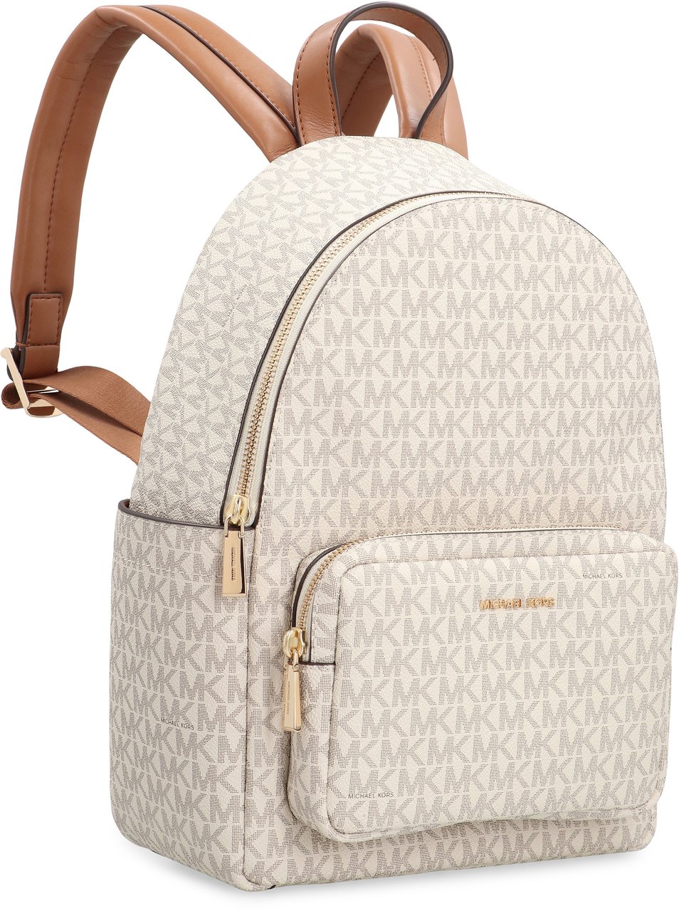 Michael Kors Medium Tanner backpack with logo print Wit