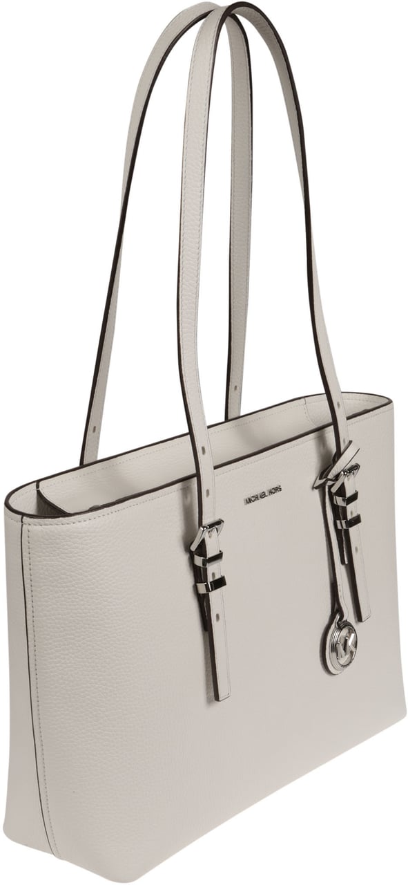 Michael Kors Medium Quinn Tote Bag White Wit