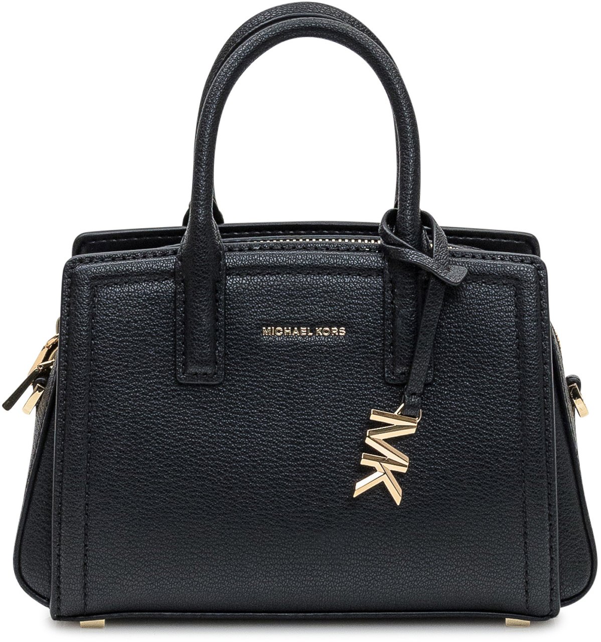 Michael Kors Michael Kors Borsa a Mano Piccola in Pelle Nera Zwart